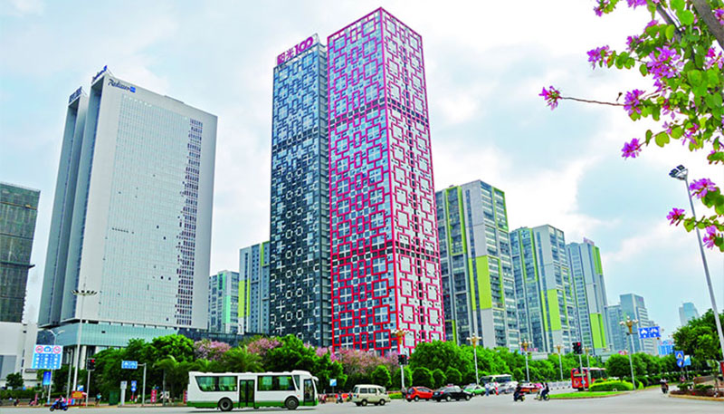 Guangxi Liuzhou 100 Zonneschijnplein