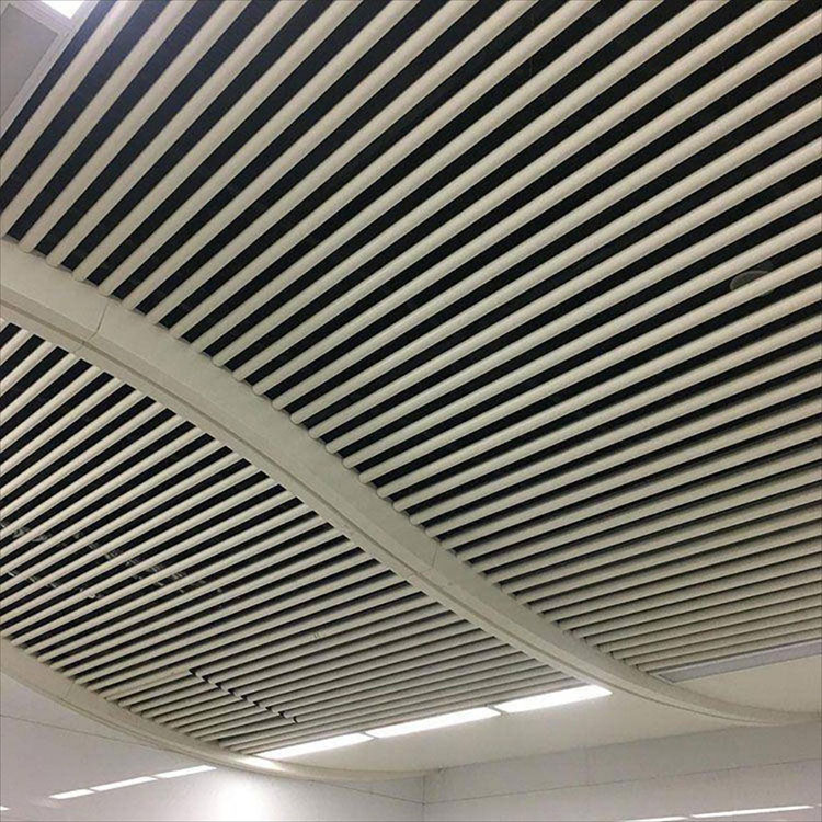 O-profielsysteem Ronde buisstrip Aluminium metalen plafond